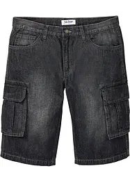 Dlouhé džínové cargo bermudy, Relaxed Fit, bonprix