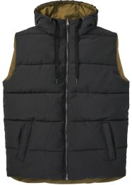 Oboustranná prošívaná vesta s kapucí, z recyklovaného polyesteru, bpc bonprix collection