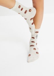 Ponožky se zvlněným lemem (5 párů v balení), s organickou bavlnou, bpc bonprix collection