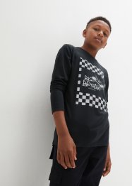 Chlapecké triko s dlouhým rukávem a reflexním potiskem, bpc bonprix collection