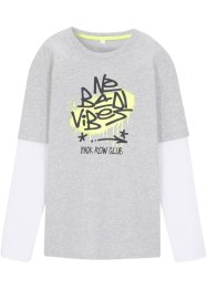 Chlapecké vícevrstvé triko s grafiti potiskem, bpc bonprix collection