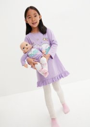 Dívčí noční košile + šaty pro panenku, z organické bavlny (2dílná soupr.), bpc bonprix collection