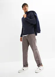 Keprové kalhoty z čisté bavlny Regular Fit, Straight, bonprix