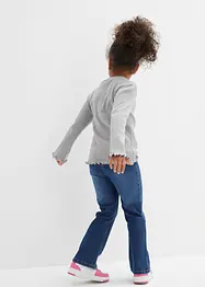 Bootcut džíny s pohodlným, středně vysokým pasem, bonprix