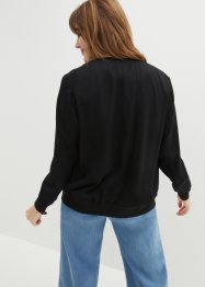 Bluzónová bunda na zip, bpc bonprix collection