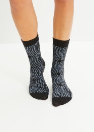 Ponožky (4 ks v balení) s dárkovým přáním, s organickou bavlnou, bpc bonprix collection