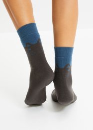 Termo ponožky (4 páry) s měkkým froté na rubu, bpc bonprix collection