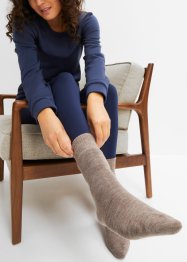 Termo ponožky (4 páry) s froté rubem, bpc bonprix collection