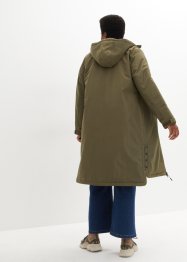 Vatovaný kabát do deště v midi délce, nepromokavý, bpc bonprix collection