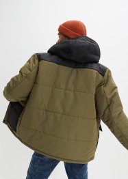 Prošívaná bunda s kapucí a recyklovaným polyesterem, RAINBOW