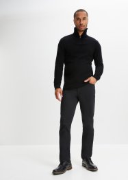 Vlněný svetr s podílem Good Cashmere Standard®, límeček na zip, bpc selection premium