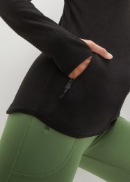 Flísová mikina na zip s kapsami na zip, bpc bonprix collection