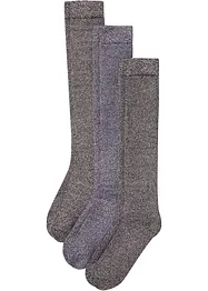 Termo podkolenky s měkkým froté uvnitř (3 páry v balení), bonprix
