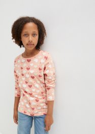 Dívčí triko, dlouhý rukáv (3 ks v balení), bpc bonprix collection