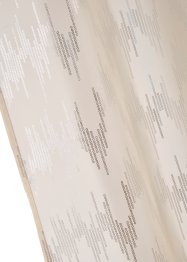 Záclona s lesklým potiskem (1 ks v balení), bpc living bonprix collection
