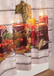 LED vitrážková záclona s podzimním potiskem, bpc living bonprix collection