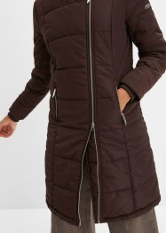 Prošívaný kabát s asymetrickým zipem, bpc bonprix collection