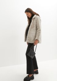 Prošívaná těhotenská/nosicí bunda z umělé kožešiny, bpc bonprix collection