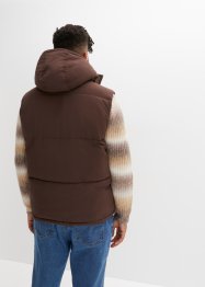 Prošívaná vesta s odnímatelnou kapucí, z recyklovaného polyesteru, bpc bonprix collection