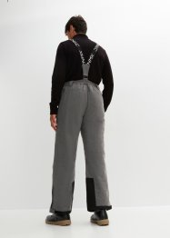 Funkční termo kalhoty Regular Fit s lapačem sněhu a odnímatelnými šlemi, Straight, bpc bonprix collection