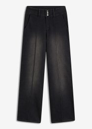 Denimové kalhoty Marlene s ozdobnými knoflíky, BODYFLIRT boutique