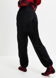 Flísové pyžamové kalhoty z heboučkého materiálu s měkkým rubem, bpc bonprix collection
