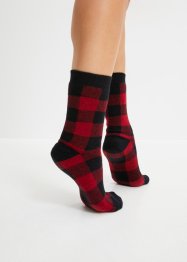 Termo ponožky (3 páry v balení) s organickou bavlnou a froté rubem, bpc bonprix collection