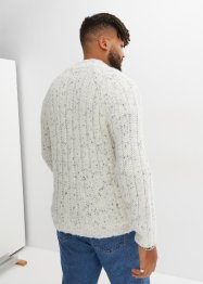 Žebrovaný svetr s podílem vlny, bpc bonprix collection