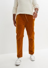 Manšestrové kalhoty bez zapínání ve zkrácené délce Regular Fit Straight, RAINBOW