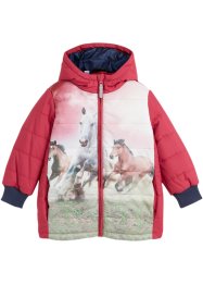 Dívčí zimní bunda s motivem koní, vodoodolná a větruvzdorná, bpc bonprix collection