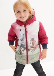 Dívčí zimní bunda s motivem koní, vodoodolná a větruvzdorná, bpc bonprix collection