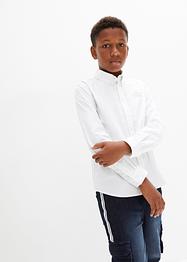 Chlapecká košile Slim Fit s výšivkou, dlouhý rukáv, bpc bonprix collection