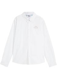 Chlapecká košile Slim Fit s výšivkou, dlouhý rukáv, bpc bonprix collection