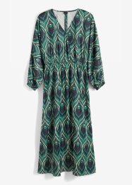 Potištěné saténové šaty s udržitelnou viskózou, BODYFLIRT