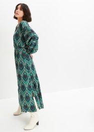 Potištěné saténové šaty s udržitelnou viskózou, BODYFLIRT