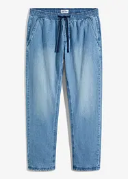 Termo džíny bez zapínání, s flanelovou podšívkou, Regular Fit, Straight, bonprix