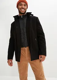Outdoorová bunda ve vlněném vzhledu s ochranou proti větru, bonprix
