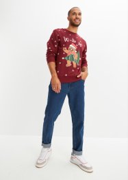 Mikina s vánočním motivem a recyklovaným polyesterem, bpc bonprix collection