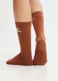 Ponožky (5 párů) se třpytivým vláknem, bpc bonprix collection