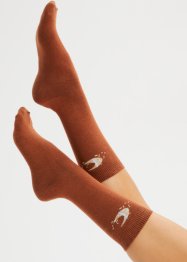 Ponožky (5 párů) se třpytivým vláknem, bpc bonprix collection