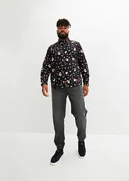 Košile Slim Fit s vánočním motivem, dlouhý rukáv, bonprix