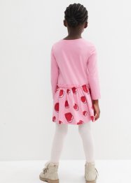Dívčí žerzejové šaty + šaty pro panenku (2dílná souprava), bpc bonprix collection