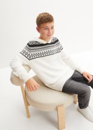 Chlapecký pletený svetr s kapucí, bpc bonprix collection