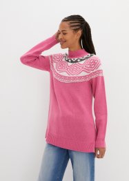 Norský svetr s postranními rozparky, bpc bonprix collection