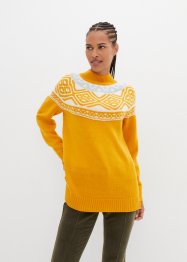 Norský svetr s postranními rozparky, bpc bonprix collection
