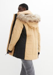Krátký outdoorový kabát s umělou kožešinou, voděodolný, bpc bonprix collection