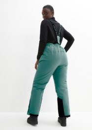 Funkční termo kalhoty s odnímatelnými šlemi, vodě odolné, Straight, bpc bonprix collection