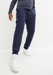 Jeggings kalhoty s cargo kapsami a medvídkovou podšívkou, bpc bonprix collection