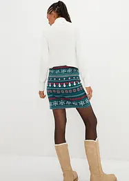 Minisukně s norským vzorem, ze směsi bavlny a elastanu, bonprix