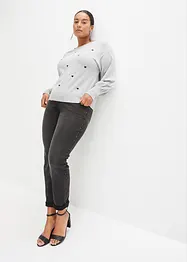 Svetr z jemné pleteniny z viskózové směsi, bonprix